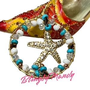 Sea and sun- beach fun starfish pendant